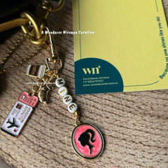 Mine Adventure Coffee Barbie Corrisant Bagcharm