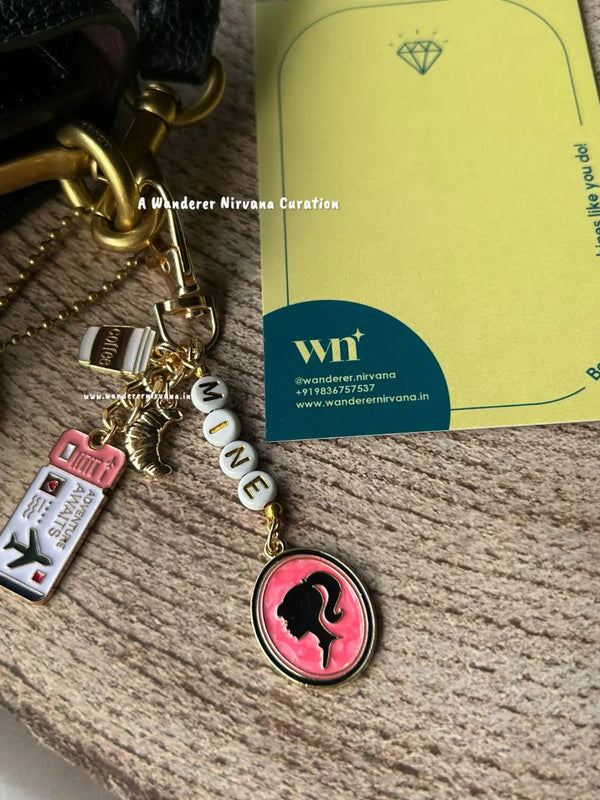 Mine Adventure Coffee Barbie Corrisant Bagcharm