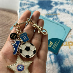 India's Captain Chhetri Football Keychain