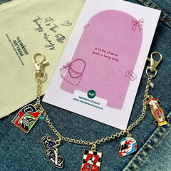 F1 themed bag charm