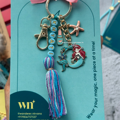 Mermaid Boho Personalised Bagcharm
