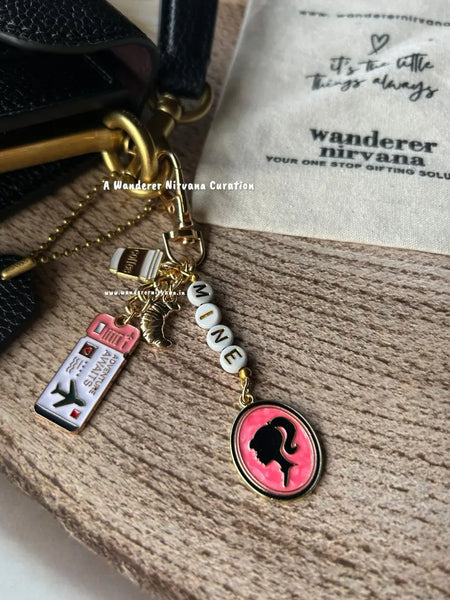 Mine Adventure Coffee Barbie Corrisant Bagcharm