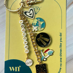 Advocate Beaded Keychain Bagcharm