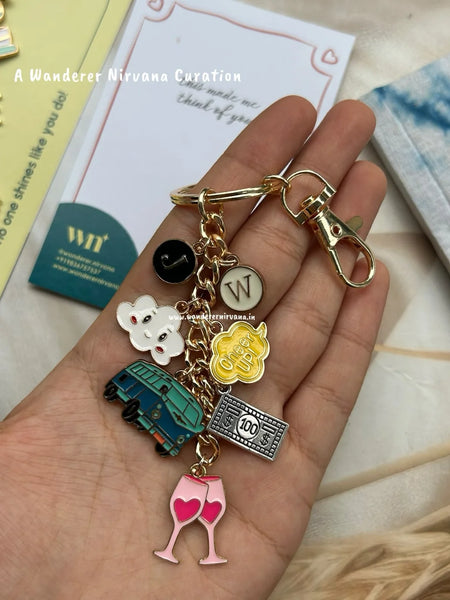 Bond Beyond Miles Keychain | Voicemails to Isabelle Inspired