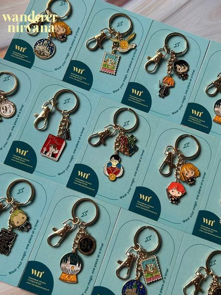 Assorted Harry Potter themed Keychain Set of 25