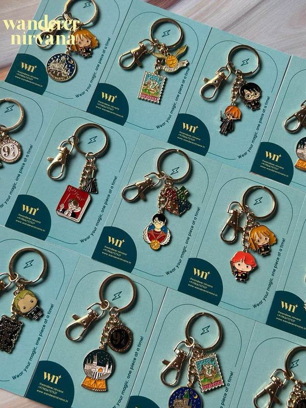 Assorted Harry Potter themed Keychain Set of 25