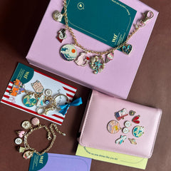 Travel Essentials  Bagcharm chain| Keychain| Bracelet| Passport Cover Combo