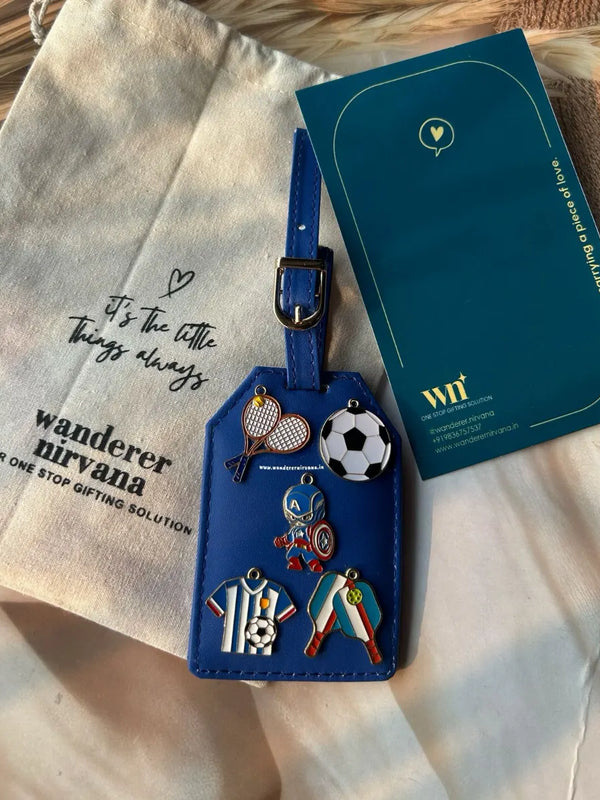 Football Tennis  Avenger Luggage tag