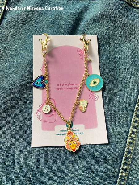 Divine Whiskers | Durga Bagcharm Chain