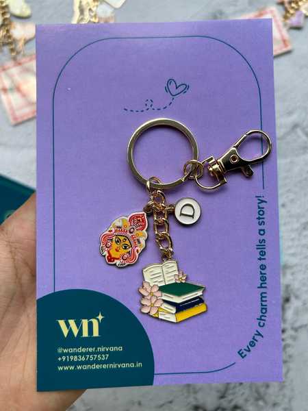Durga Book Entrance Exam Personalised Keychain