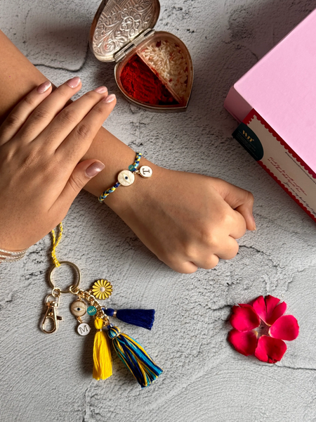 Flower Evil eye Bhaiya Bhabhi Set