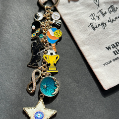 Sporty Soul Personalised Sports Keychain | Handmade Multipurpose Bagcharm