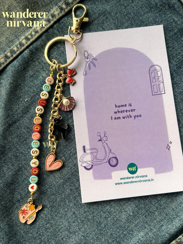 Jesus Love you Keychain Bagcharm