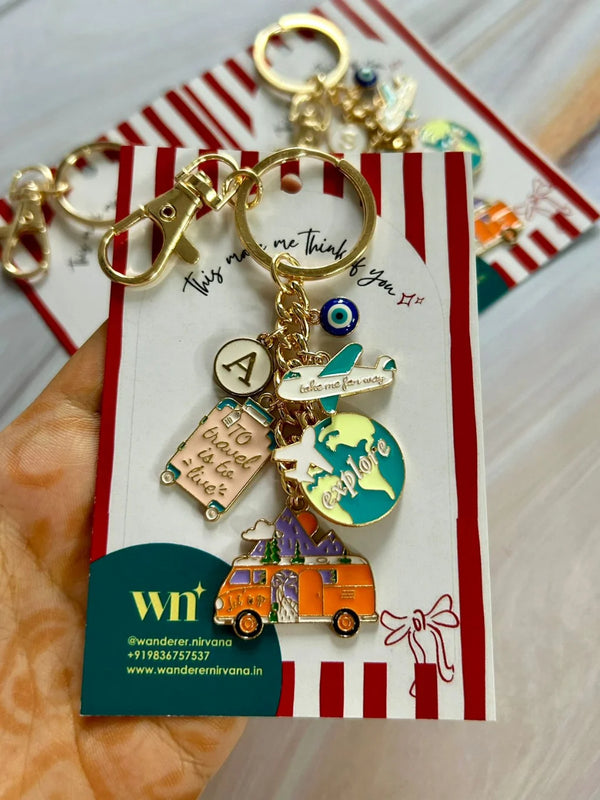 Adventure Travel Keychain
