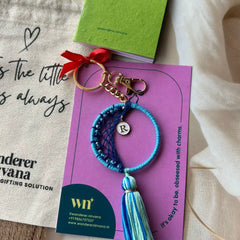 Moon Dreamcatcher Tassel Keychain Bagcharm