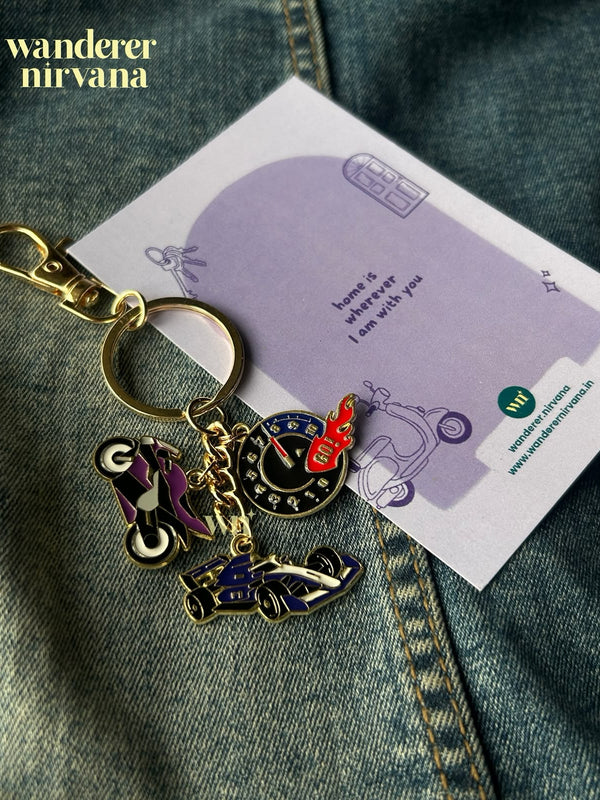 Car Bike F1  Keychain