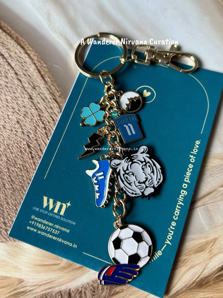 Blue Tiger Legacy Keychain