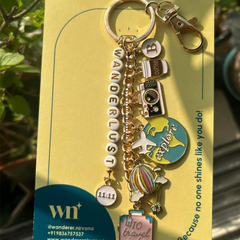 Wanderlust Keychain Bagcharm