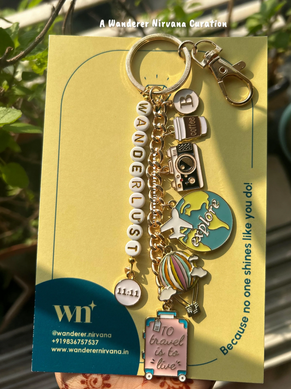 Wanderlust Keychain Bagcharm