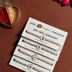 Evileye Pastel Aura  Rakhi set of 4