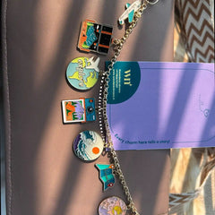 Travel Goals Bagcharm Chain