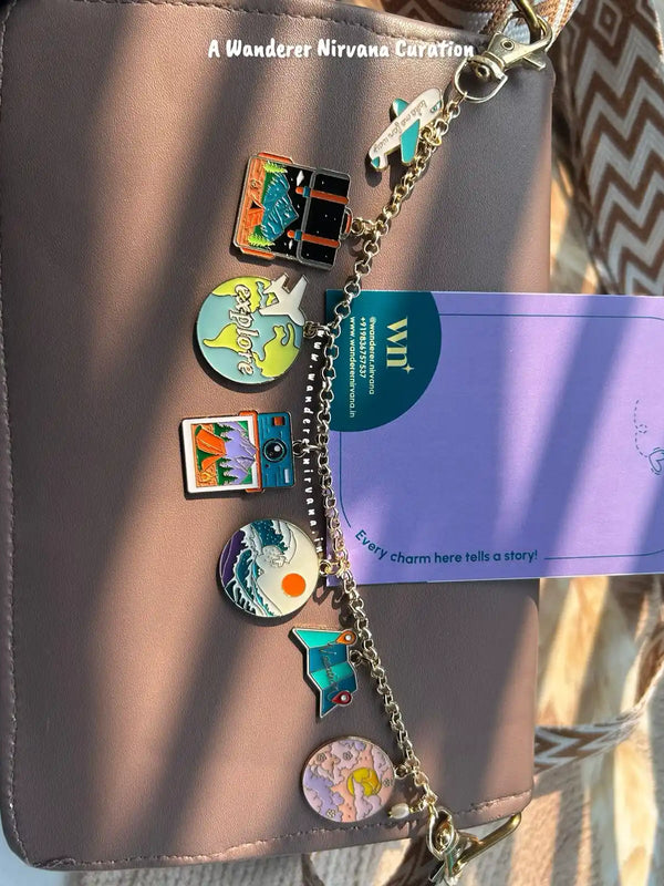 Travel Goals Bagcharm Chain