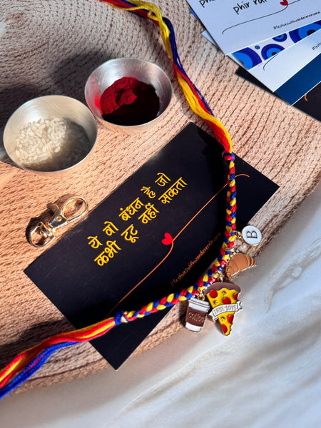 Foodie Rakhi Keychain