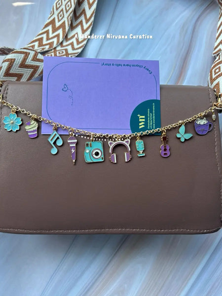 Indigo Rhythm Bagcharm Chain