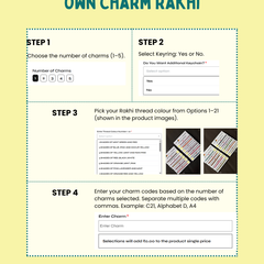 Curate Your Own Charm Rakhi