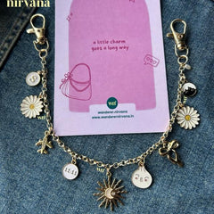 Golden Little Things| Kathmandu themed |  Bagcharm chain