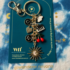 Baby Now That I Found You Personalised Keychain Bagcharm | Off Campus Inspired Couple Keychain