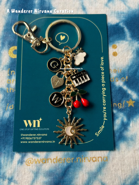 Baby Now That I Found You Personalised Keychain Bagcharm | Off Campus Inspired Couple Keychain