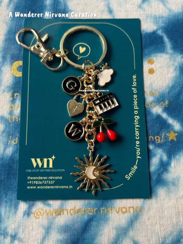 Baby Now That I Found You Personalised Keychain Bagcharm | Off Campus Inspired Couple Keychain
