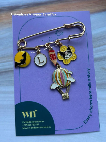 Batman Hot air balloon Kiromi Brooch