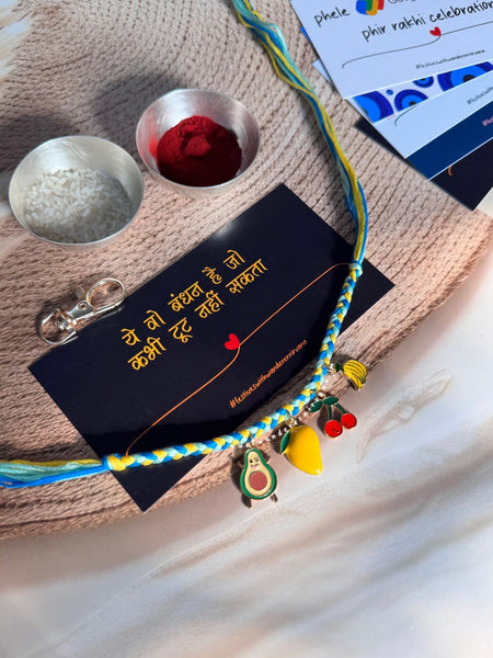 Fruit Overloaded Rakhi Keychain