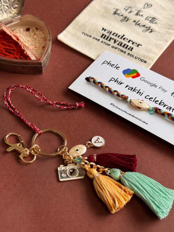 Camera Evil eye Bhaiya Bhabhi Boho Set