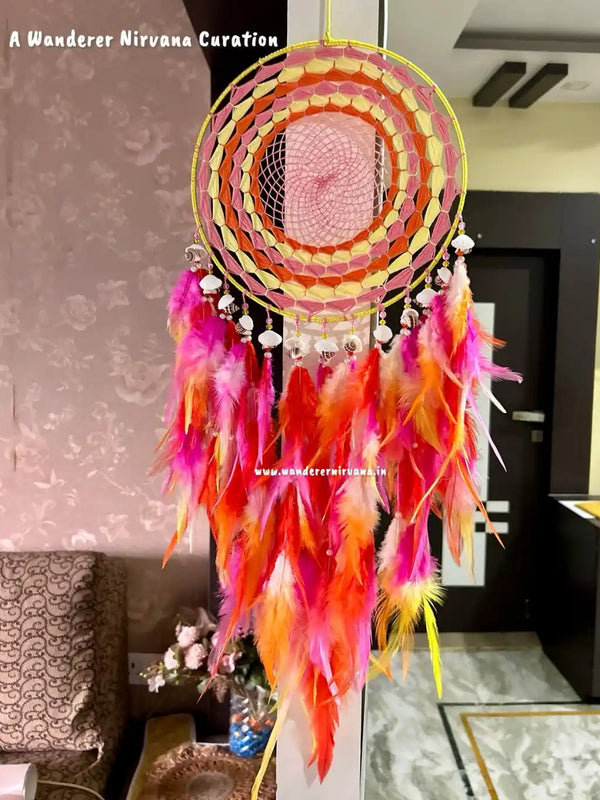 Sunset Blossom dreamcatcher