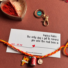 Foodie Cocacola Rakhi Keychain