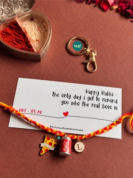 Foodie Cocacola Rakhi Keychain