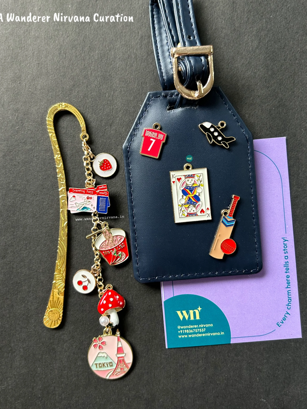 Wanderlust & Fandom | Bookmark & Luggage Tag Combo