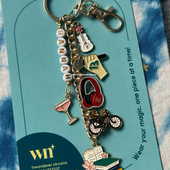 Hannah Off Campus Inspired Personalised Keychain Bagcharm | Music Girl Aesthetic Custom Keychain