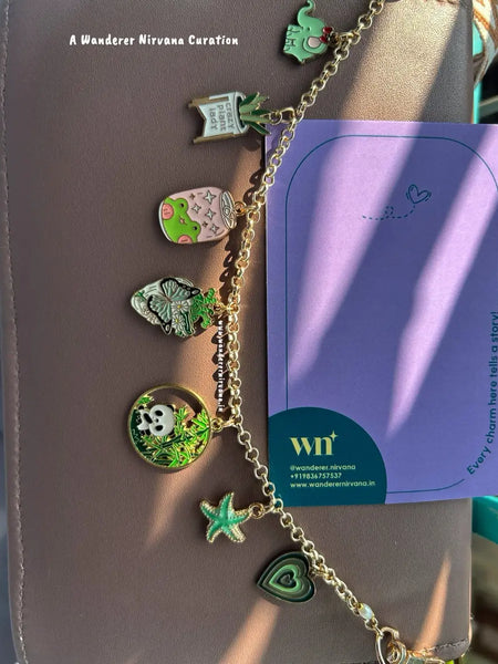 Green Harmony Bagcharm Chain