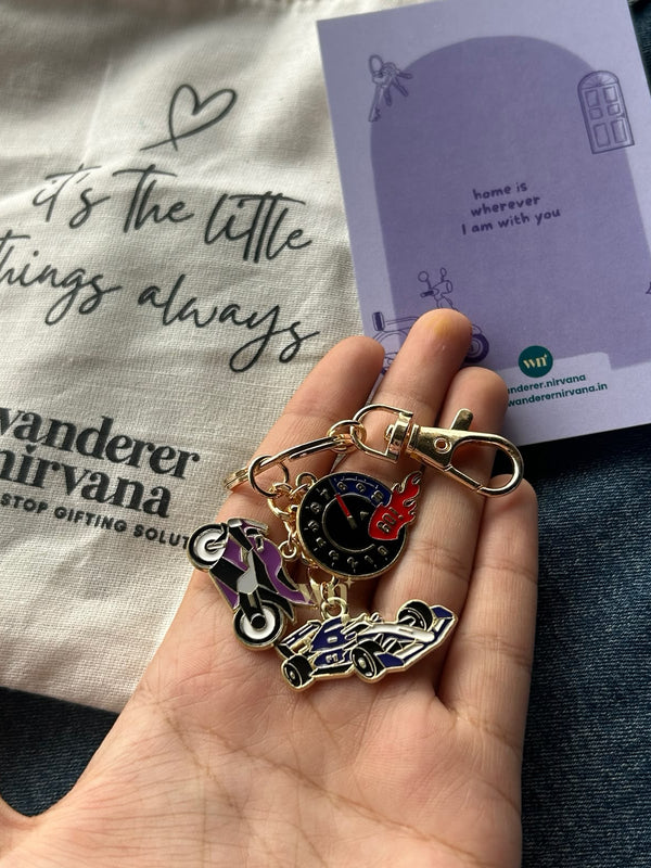 Car Bike F1  Keychain