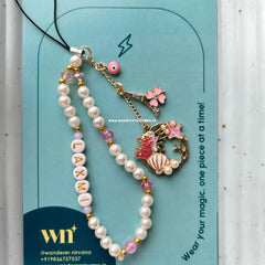 Beach Tower Personalised Beaded Phonecharm