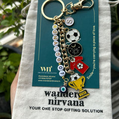 A Universe of Football|Ronaldo Inspired Football Keychain