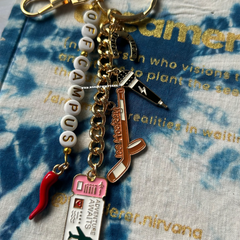 Off Campus Inspired Keychain Bagcharm