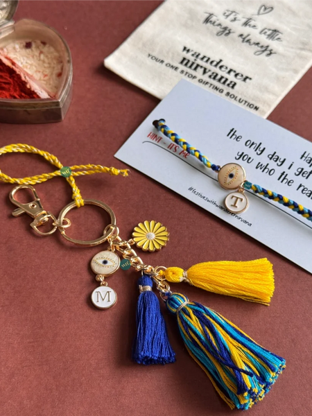 Flower Evil eye Bhaiya Bhabhi Set