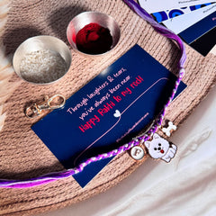 Dog Rakhi Keychain