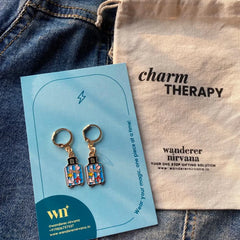 Travel Suitcase earrings