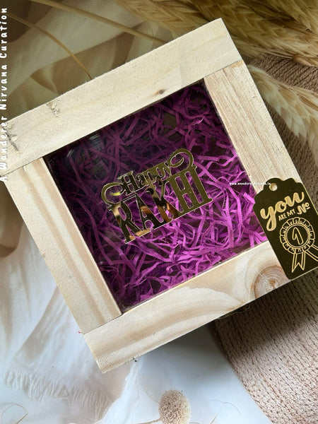 Wooden Box - Rakhi Themed